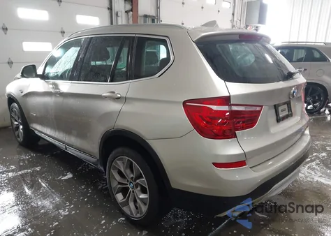2016 BMW X3 xDrive28I from USA, damaged, VIN 5UXWX9C56G0D85805